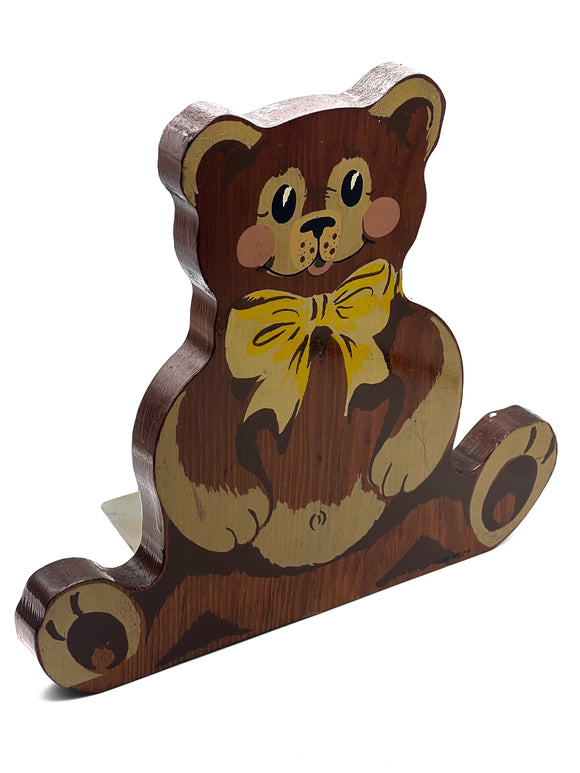 TEDDY BEAR BOOKSHELF HOLDER