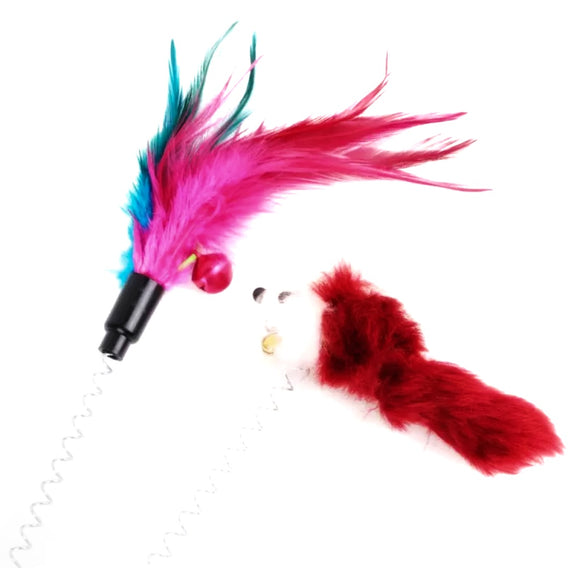 FEATHER WAND CAT TOY